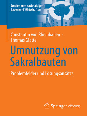 Umnutzung von Sakralbauten - ebook